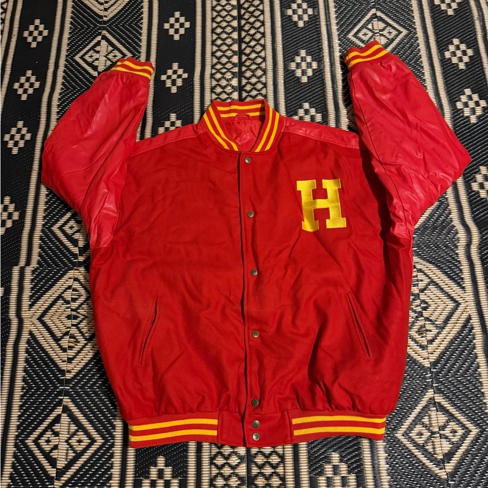 Indiana, Indiana Pacers, Hickory Hoosiers movie varsity jacket, wow. Size XXL.
